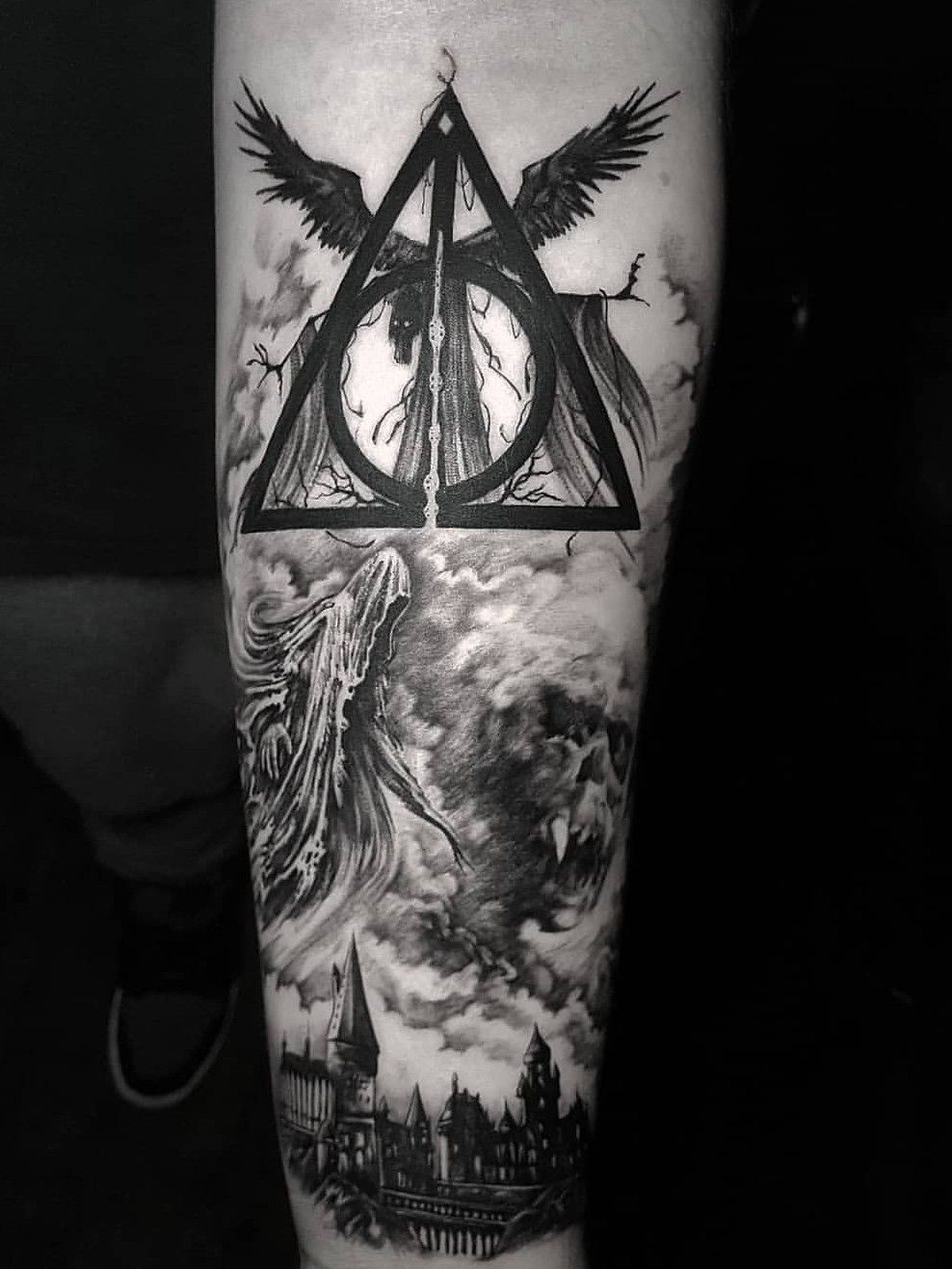 Dementor tattoo by Sierah Skye at Certified Tattoo Studios Denver CO  r tattoos