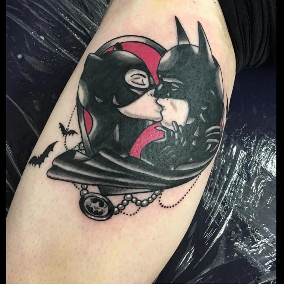 Artwork My Batman and Catwoman tattoo  rDCcomics