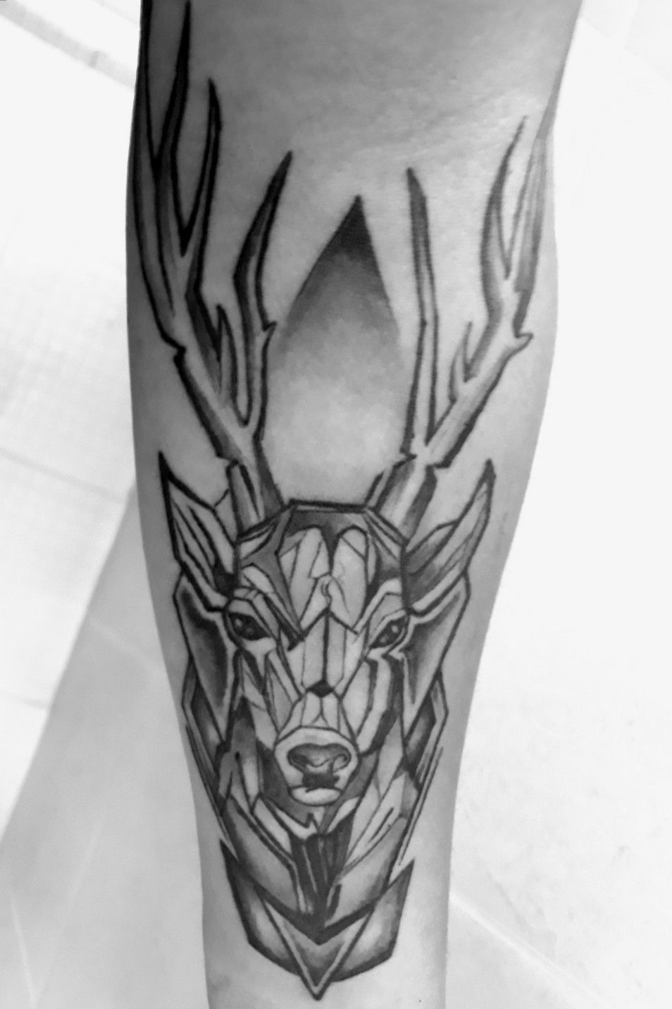 Tattoo uploaded by Jaser Tattoo • #tatuaje #blackandgrey #venado