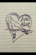#Love #Birds In A #Love #Nest 