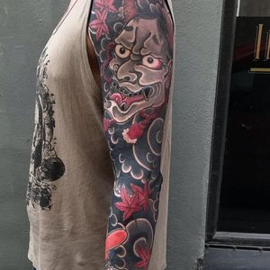 By @parnorde at #InfamousStudio #stockholm #sleeve #japanese #traditional