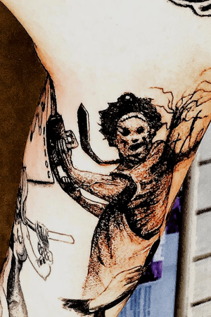 #TexasChainsawMassacre #tattooartist #art #artist #singleneedle #blackandgrey 