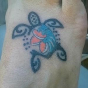 Tattoo uploaded by Chris Kuma • Sea Turtle foot tattoo • Tattoodo
