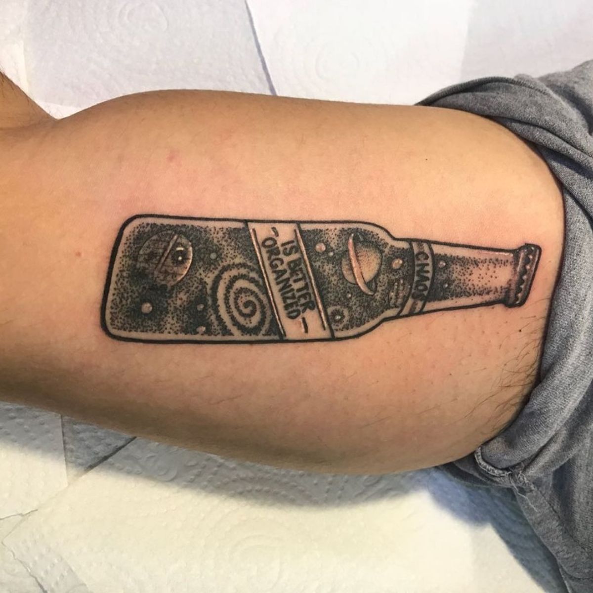 Tattoo Uploaded By Cajfs Chaos Chaos Chaostheory Deathstar Estreladamorte Universo Beertattoo Tattoodo