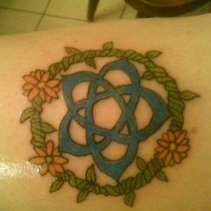 Wiccan tattoo of protection 