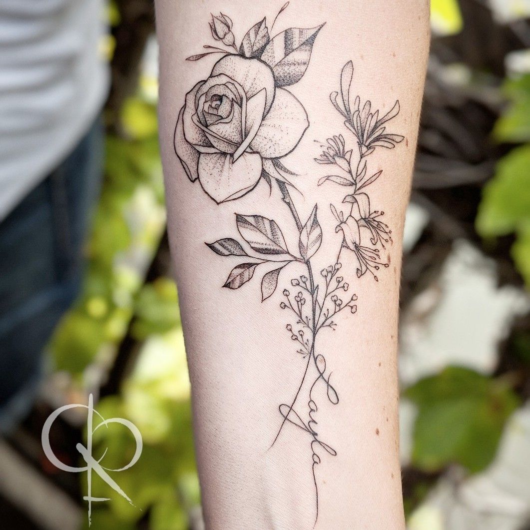Dead flowers tattoo by Roald Vd Broek  Tattoogridnet