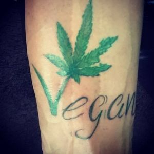 #vegan #animalrights #activism #sleevestarter  #weed #420 #wristtattoo 