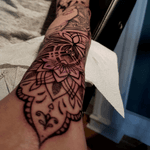 #mandalasleeve #mandala #henna #hennatattoo by @TattooJones 
