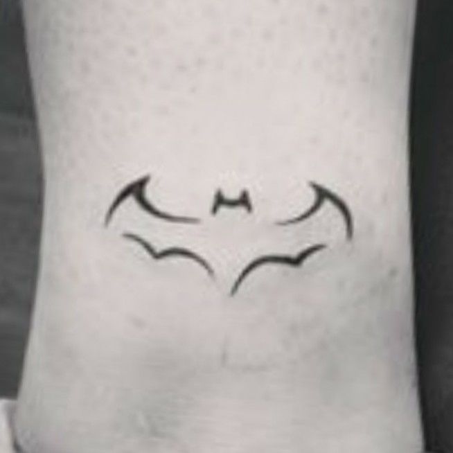 small batman tattoo logo