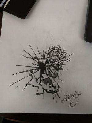 Drew this for my Girlfriend who wants it as a shoulder Tattoo. Give me and Idea of what you want and ill draw it for you 