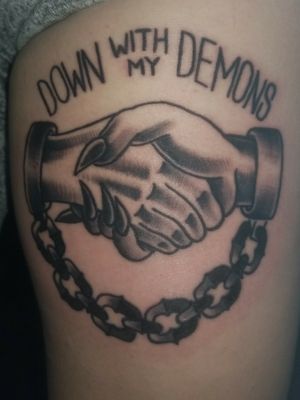 #AmericanTraditional #downwithmydemons