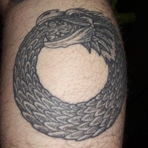 Tattoo of an Ouroboros