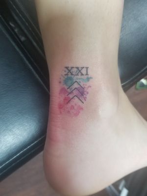 The Lucky Few tattoo for Down Syndrome