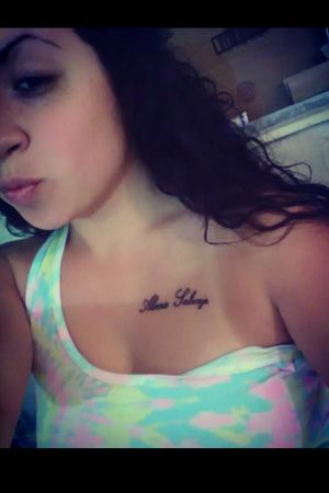 First tattoo at 19 , Alma Salvaje spanish quote translation "wild soul" ❤
