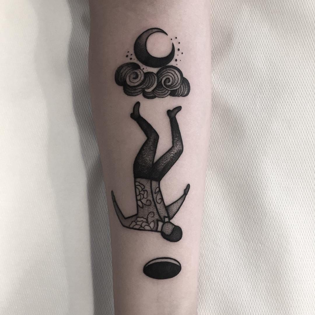 My new Talking Heads tattoo Im in love with it Piece by Hunter Robinson  at Matchbox Tattoo in Toronto  rtalkingheads