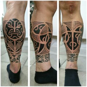 Freehand #tattoo #thebulldoggentlemanstattooclub #alessandria #freehand #freehandtattoo #tribal #maori #polynesian 