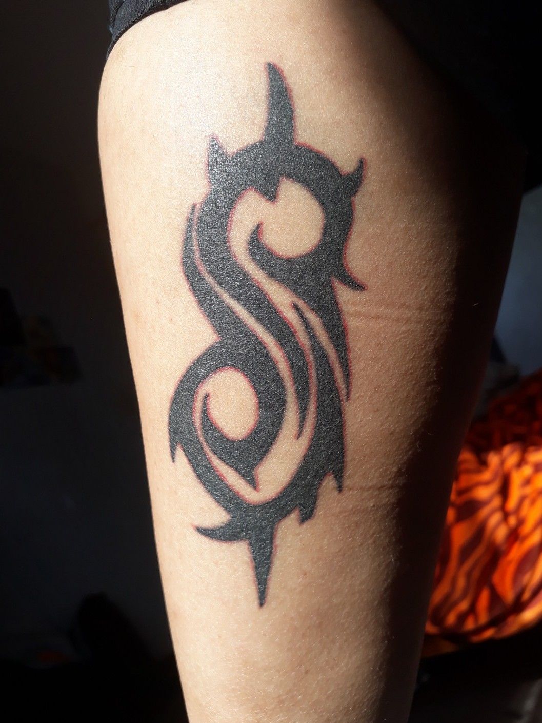 Slipknot logo tattoo done by Tommy  Sacred Society Tattoo  Facebook