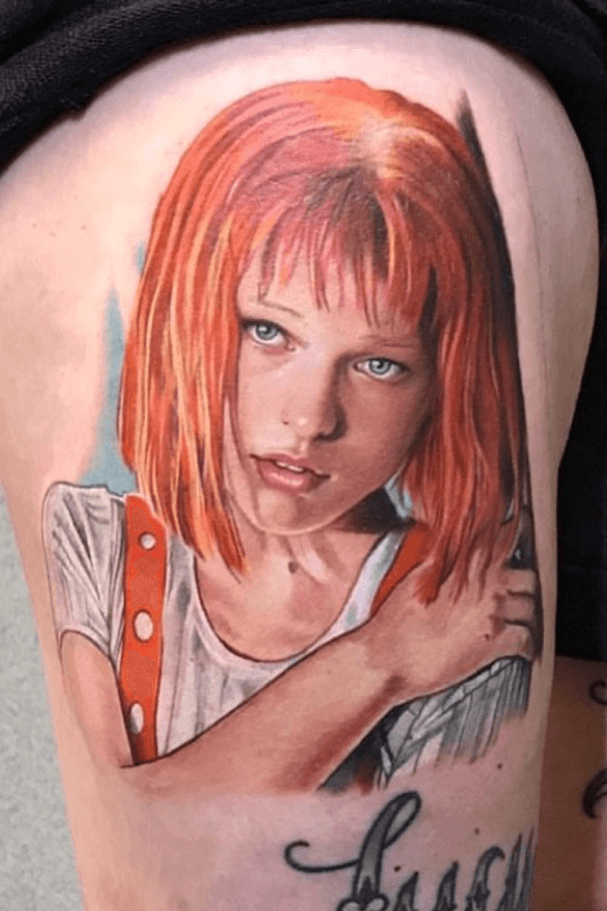 Leeloos tattoo from The Fifth Element This is my first tattoo Replica  from the scene when Leeloo meets Father Vito Corn  Elements tattoo  Tattoos Hand tattoos