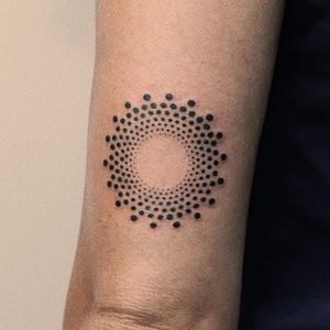 Tattoo by dark matter ink