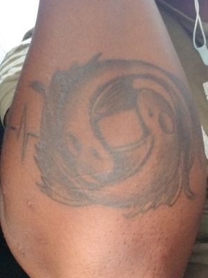 Pisces heartbeat line to Capricorn (Son & Father)