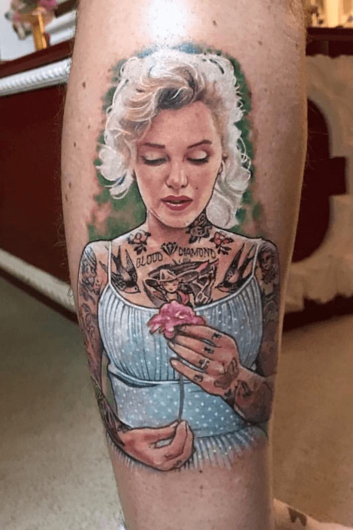 Marilyn Monroe Quote Tattoos  Inked Magazine  Tattoo Ideas Artists and  Models