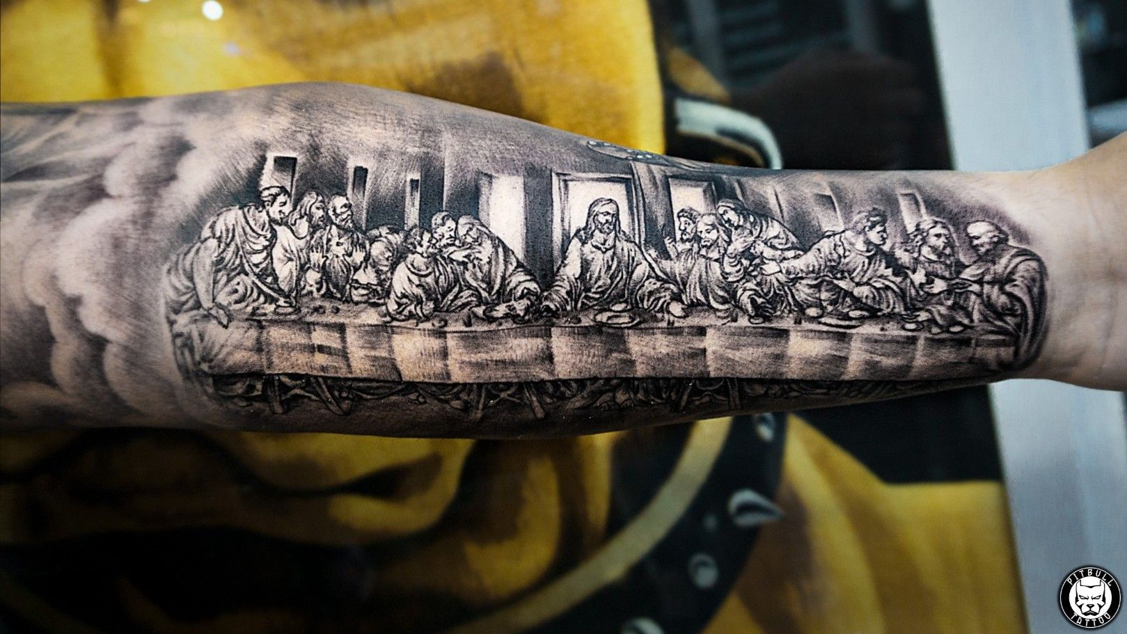 The Last Supper Tattoo Time Lapse By London Reese  YouTube