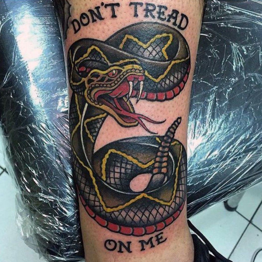 40 Dont Tread On Me Tattoo Designs For Men  Liberty Ink  Sleeve tattoos  Tattoos for guys Half sleeve tattoo