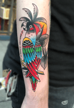 Did this cool parrot the other day. Follow my ins :chen_tatt Dm or email me to booking u next tattoo with me ( orangenei410@gmail.com 