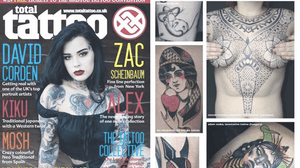 Dotwork Geometry/Mandalas Chest Piece in Total Tattoo Magazine (UK) - Copyright Mister Mostyn