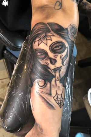 Day of the dead girl i did 