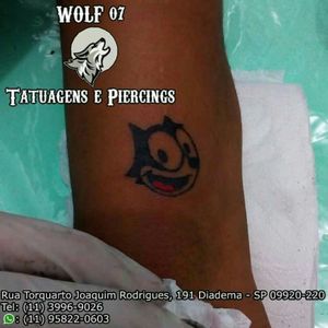 Gato Felix Instagram do Cliente: @uelingtongurgel Instagram e Tattoodo do Tatuador: @wolf07_ Instagram e Tattoodo do Estúdio: @wolf07tatuagens #gatofelix #animação #oldanimation #tintanapele #tattoo #ink #tatuagem #bodyart