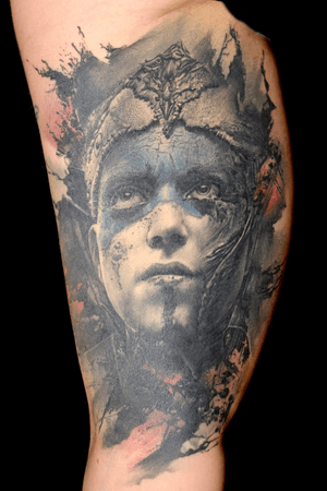 Senua from @thomascarli_jarlier done at The Inkers Shop Tattoo
