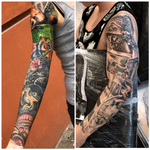 Color or black&gary #sleevevssleeve #sleeve #tattoosleeves #ink #tattoo #realistic #realistictattoo @tattoomediaink #supportgoodtattoos #inkallday #killerink #inkmag #blackandgray #tattooart #artwork #art #tattoo_magazine#TattooistArtMag #skinartmag #tattoorevuemag #tattoodo #sorrymom #tattoooftheday #tattoosleeve #tattooartist 