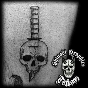 Skull knife #tattoo #tattoos #tat #ink #inked #tattooed #skull #skulltattoo #knife #knifetattoo #tattoist  #art #design #instaart #instagood #sleevetattoo #photooftheday #tatted #instatattoo #bodyart #tatts #tats #amazingink #tattedup #inkedup #inkedmag #inkedmagazine #shinobigraphicstattoos #shinobi #graphics