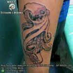 Kraken, monstro mitológico dos mares. Instagram do Cliente: @willbokuma Instagram e Tattoodo do Tatuador: @wolf07_ Instagram e Tattoodo do Estúdio: @wolf07tatuagens  #krakentattoo #monster #polvo #mithology #mitologia #monstrodomar #seamonster #monstro #octopus  #tattoo #tatuagem #eletricink #bodyart #tintanapele #artenocorpo #skinart #bodymodification #inkart #ink #tinta #art #arte #bodyink