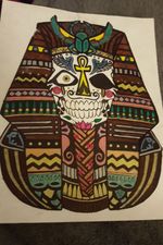#color #colortattoo #pharaoh 