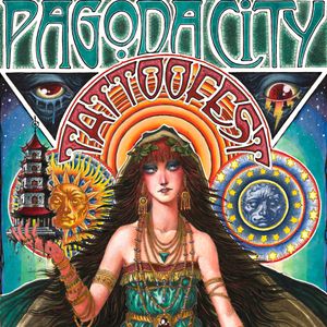 Pagoda City Tattoo Fest Poster 2018 by Isaac Fainkujen #PagodaCityTattooFest #IsaacFainkujen