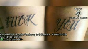 Fuck YouInstagram do Cliente: @japa_kumagaiInstagram e Tattoodo do Tatuador: @wolf07_Instagram e Tattoodo do Estúdio: @wolf07tatuagens#word #escrita #fuck #you #fuckyou #ink #tatuagem #bodyart #tattoo #tintanapele #eletricink