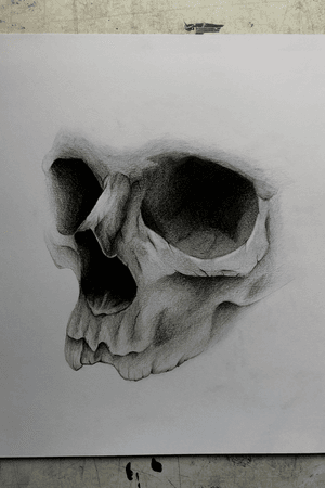 #skull #drawing #tattooskull #pencil #byMe 