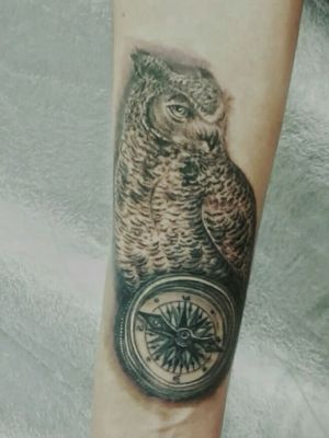 Owl #tattooukraine #Odessa #odessaartist #owltattoos #owl #blackraintattoo #ukrainianartist #odessatattoo @blackraintattoo 