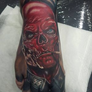 Red skull from Capitan America