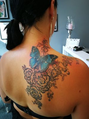 Coverup lace and butterfly