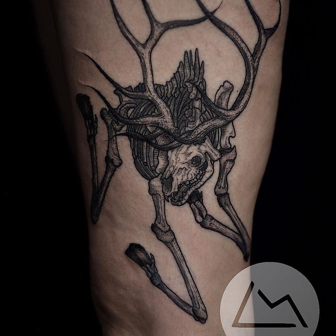 Deer Skull Tattoos Images  Browse 2244 Stock Photos Vectors and Video   Adobe Stock