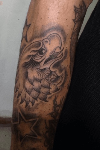 Tattoo uploaded by rfgiaconi • Cabeza de aguila , trabajo en negro •  Tattoodo