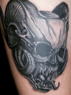 #skull #skulltattoo #blackandgrey #grey #realistic #london #tattooartist #tattooart #bulgaria 