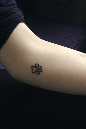 Paw minimalist tattoo