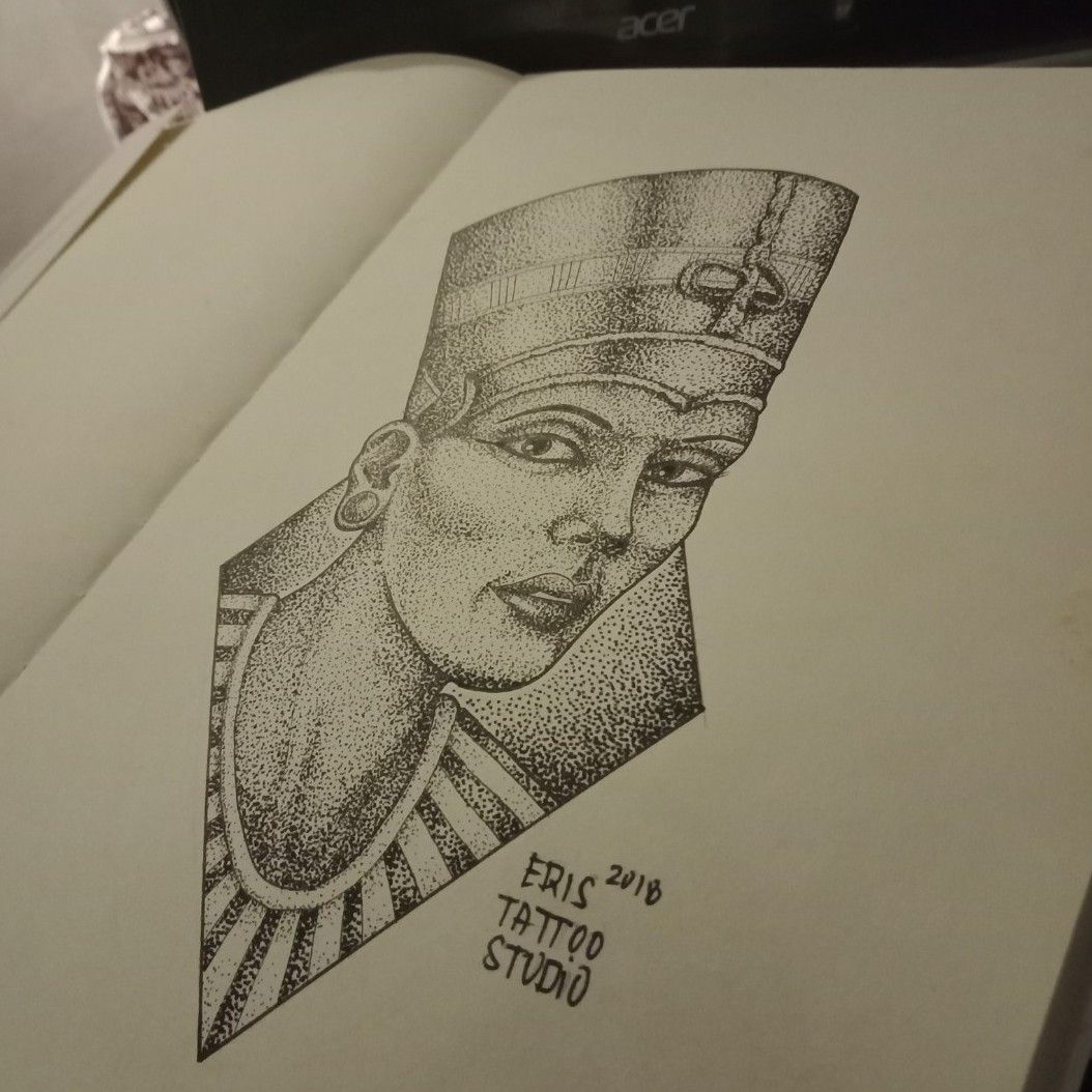 60 Nefertiti Tattoo Illustrations RoyaltyFree Vector Graphics  Clip Art   iStock