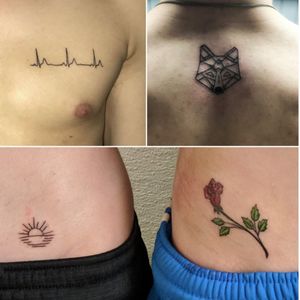 Group of friends first ink 