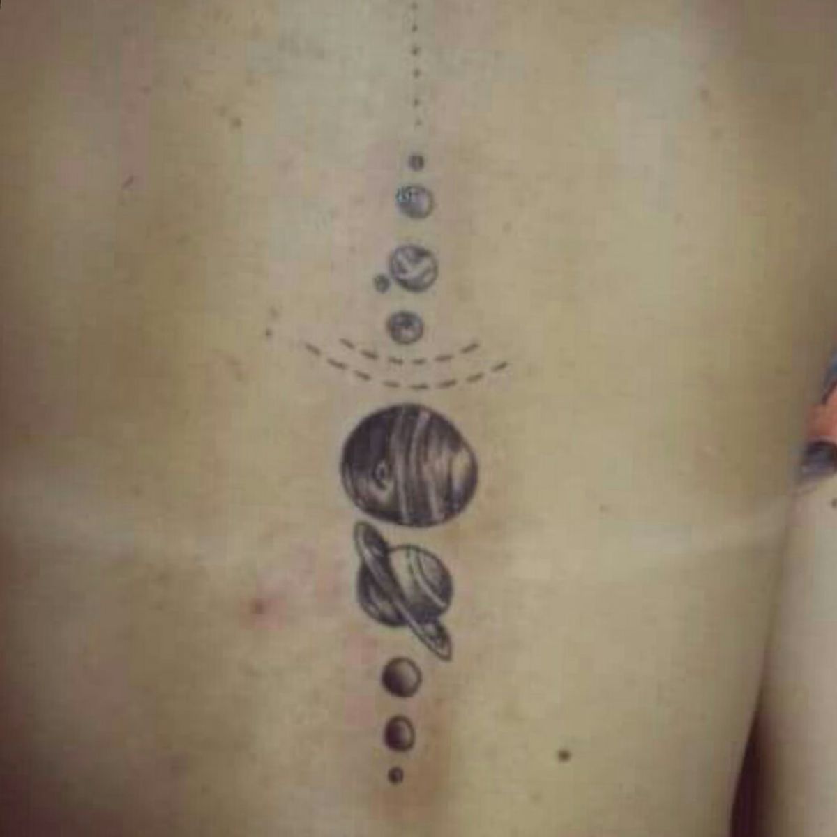 Tattoo Uploaded By Leandro Contreras • Sistema Solar Nas Costas Da 