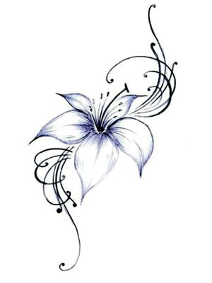 #lilies #smalltattoos #feminine #purple 